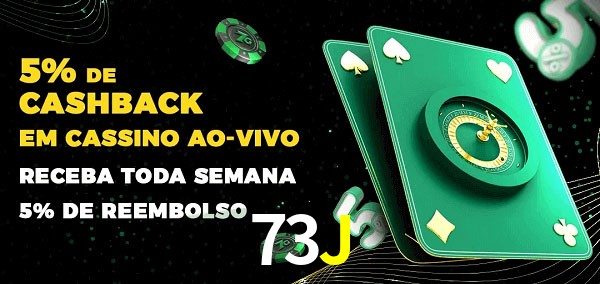 Promoções do cassino ao Vivo 73J